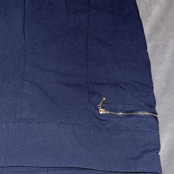 Pull on dress pants/capris 16 Navy - Picture 2 of 8